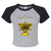 Women's Micro Rib Raglan Baby Tee Thumbnail