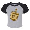 Women's Micro Rib Raglan Baby Tee Thumbnail