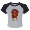 Women's Micro Rib Raglan Baby Tee Thumbnail