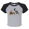 Women's Micro Rib Raglan Baby Tee Thumbnail