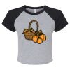 Women's Micro Rib Raglan Baby Tee Thumbnail