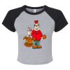 Women's Micro Rib Raglan Baby Tee Thumbnail
