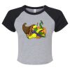 Women's Micro Rib Raglan Baby Tee Thumbnail