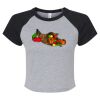 Women's Micro Rib Raglan Baby Tee Thumbnail