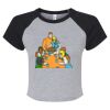 Women's Micro Rib Raglan Baby Tee Thumbnail
