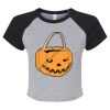 Women's Micro Rib Raglan Baby Tee Thumbnail