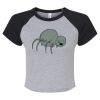 Women's Micro Rib Raglan Baby Tee Thumbnail