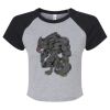 Women's Micro Rib Raglan Baby Tee Thumbnail