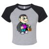 Women's Micro Rib Raglan Baby Tee Thumbnail