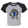 Women's Micro Rib Raglan Baby Tee Thumbnail
