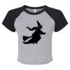 Women's Micro Rib Raglan Baby Tee Thumbnail