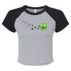 Women's Micro Rib Raglan Baby Tee Thumbnail