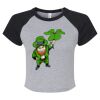 Women's Micro Rib Raglan Baby Tee Thumbnail