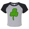Women's Micro Rib Raglan Baby Tee Thumbnail