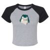 Women's Micro Rib Raglan Baby Tee Thumbnail