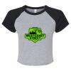 Women's Micro Rib Raglan Baby Tee Thumbnail