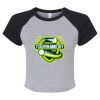 Women's Micro Rib Raglan Baby Tee Thumbnail