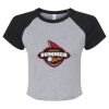 Women's Micro Rib Raglan Baby Tee Thumbnail
