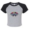 Women's Micro Rib Raglan Baby Tee Thumbnail