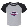 Women's Micro Rib Raglan Baby Tee Thumbnail