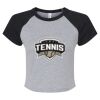 Women's Micro Rib Raglan Baby Tee Thumbnail