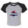 Women's Micro Rib Raglan Baby Tee Thumbnail