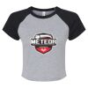 Women's Micro Rib Raglan Baby Tee Thumbnail