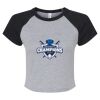 Women's Micro Rib Raglan Baby Tee Thumbnail