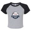 Women's Micro Rib Raglan Baby Tee Thumbnail