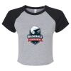 Women's Micro Rib Raglan Baby Tee Thumbnail