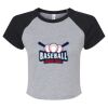 Women's Micro Rib Raglan Baby Tee Thumbnail