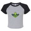 Women's Micro Rib Raglan Baby Tee Thumbnail