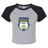 Women's Micro Rib Raglan Baby Tee Thumbnail