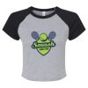 Women's Micro Rib Raglan Baby Tee Thumbnail