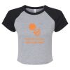 Women's Micro Rib Raglan Baby Tee Thumbnail