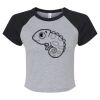 Women's Micro Rib Raglan Baby Tee Thumbnail