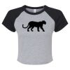 Women's Micro Rib Raglan Baby Tee Thumbnail