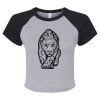 Women's Micro Rib Raglan Baby Tee Thumbnail