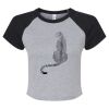Women's Micro Rib Raglan Baby Tee Thumbnail