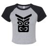 Women's Micro Rib Raglan Baby Tee Thumbnail