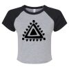 Women's Micro Rib Raglan Baby Tee Thumbnail