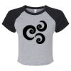 Women's Micro Rib Raglan Baby Tee Thumbnail