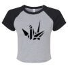 Women's Micro Rib Raglan Baby Tee Thumbnail
