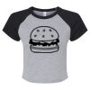 Women's Micro Rib Raglan Baby Tee Thumbnail
