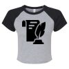 Women's Micro Rib Raglan Baby Tee Thumbnail