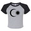Women's Micro Rib Raglan Baby Tee Thumbnail