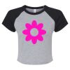 Women's Micro Rib Raglan Baby Tee Thumbnail