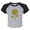 Women's Micro Rib Raglan Baby Tee Thumbnail
