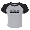 Women's Micro Rib Raglan Baby Tee Thumbnail