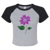 Women's Micro Rib Raglan Baby Tee Thumbnail